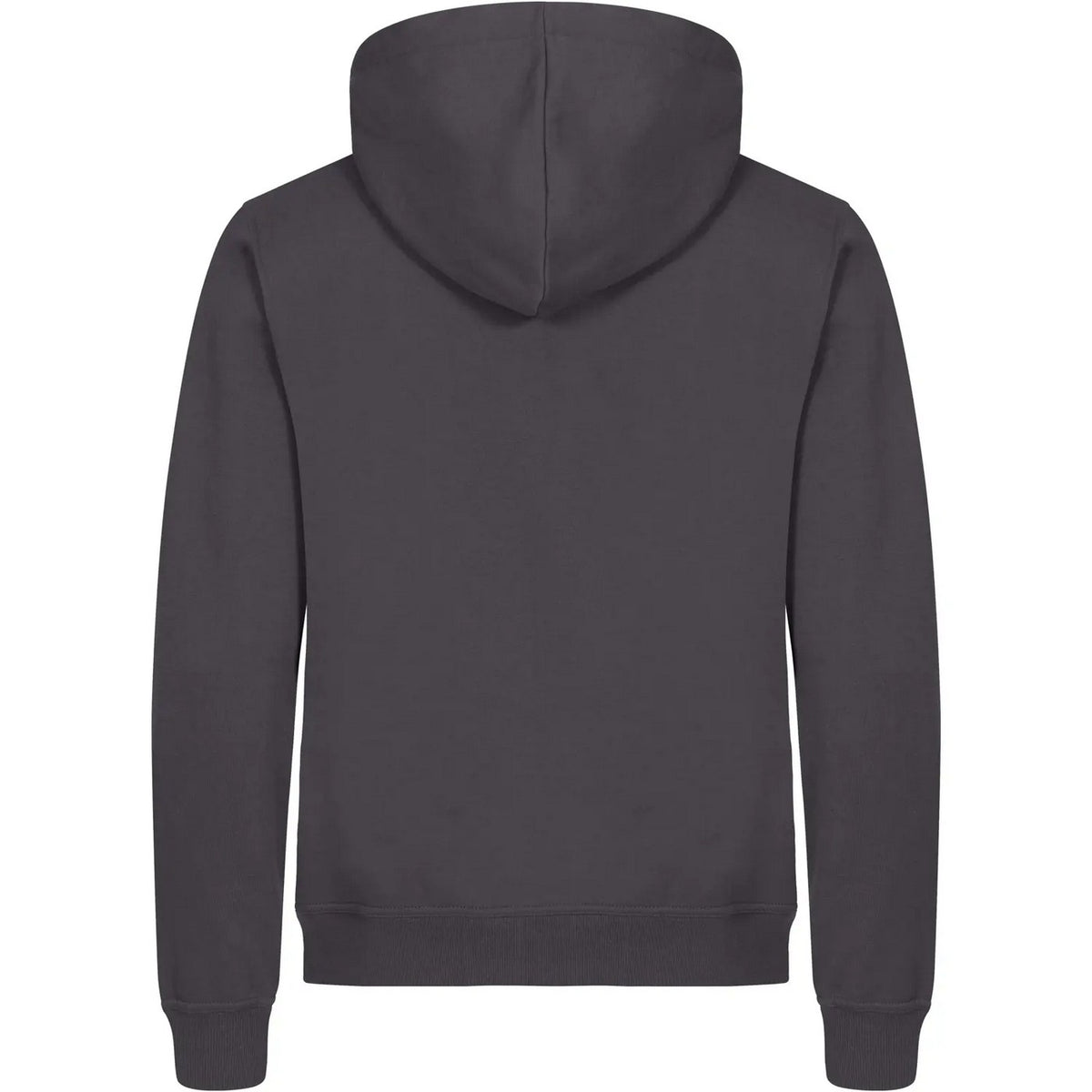 Metal Grey - Back - Clique Unisex Adult Miami Polyester Blend Full Zip Hoodie