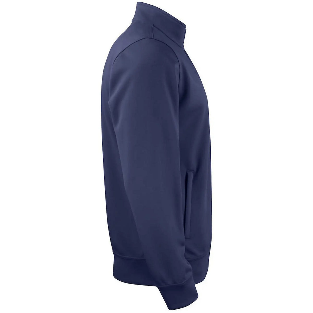 Dark Navy - Side - Clique Mens Basic Active Cardigan