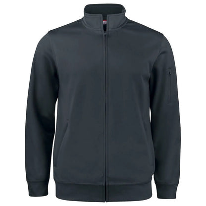 Black - Front - Clique Mens Basic Active Cardigan