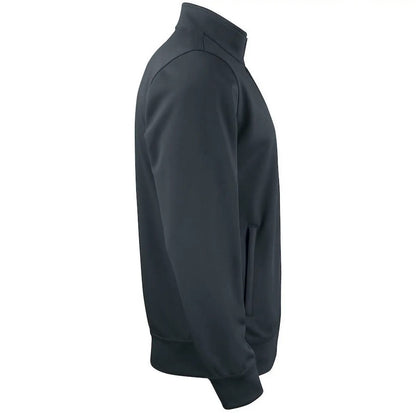 Black - Side - Clique Mens Basic Active Cardigan
