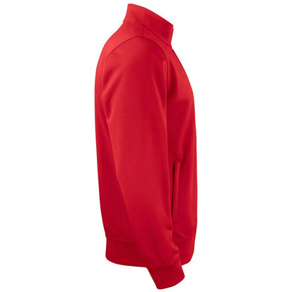 Red - Side - Clique Mens Basic Active Cardigan