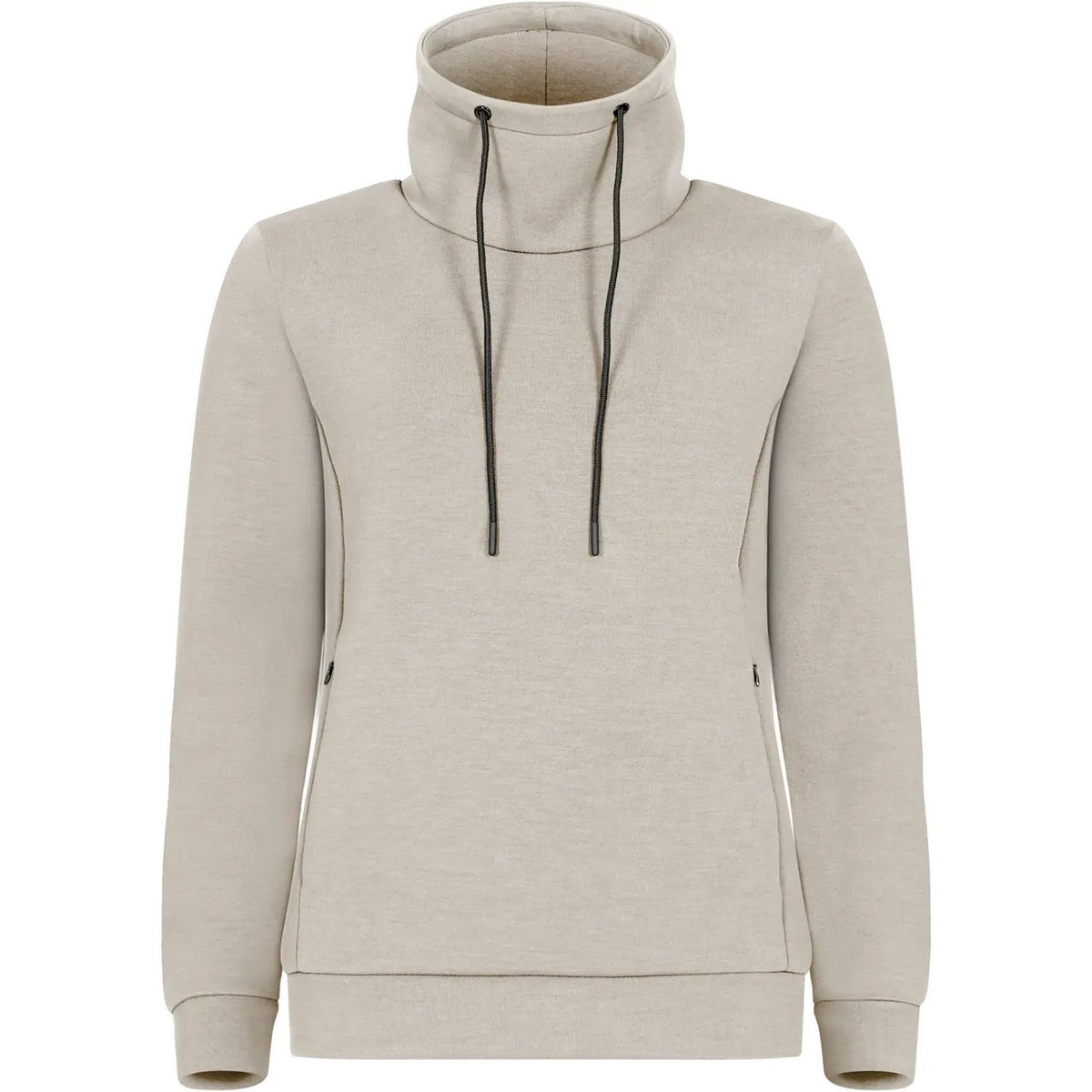 Stone - Front - Clique Womens-Ladies Hobart Sweatshirt