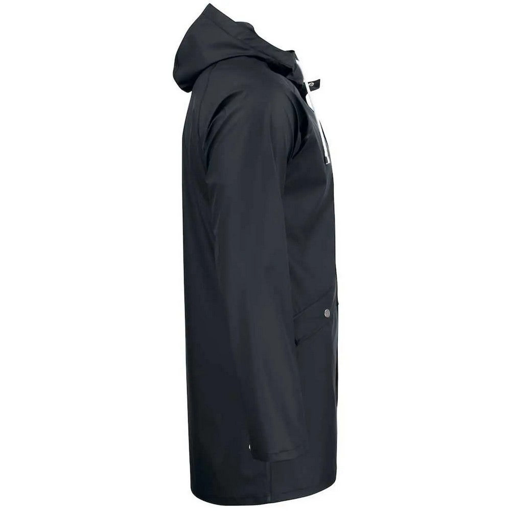 Black - Side - Clique Unisex Adult Waterproof Jacket