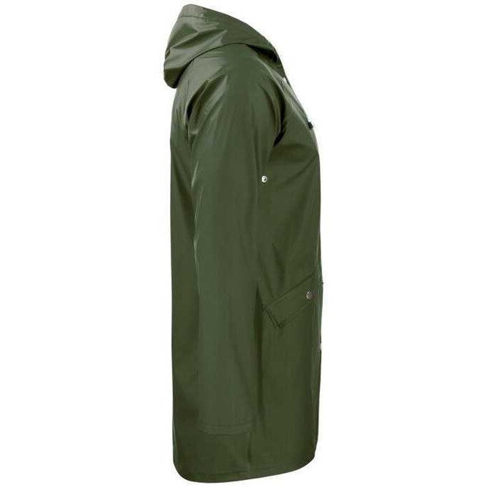 Hunter Green - Side - Clique Unisex Adult Waterproof Jacket