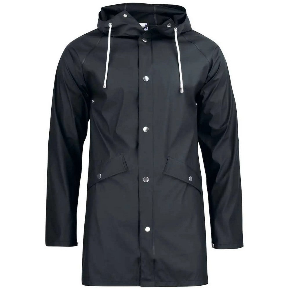 Black - Front - Clique Unisex Adult Waterproof Jacket