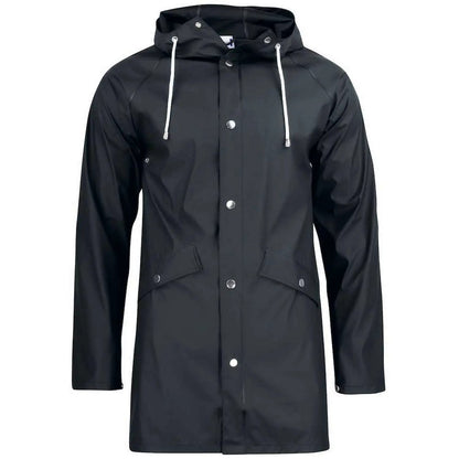 Black - Front - Clique Unisex Adult Waterproof Jacket