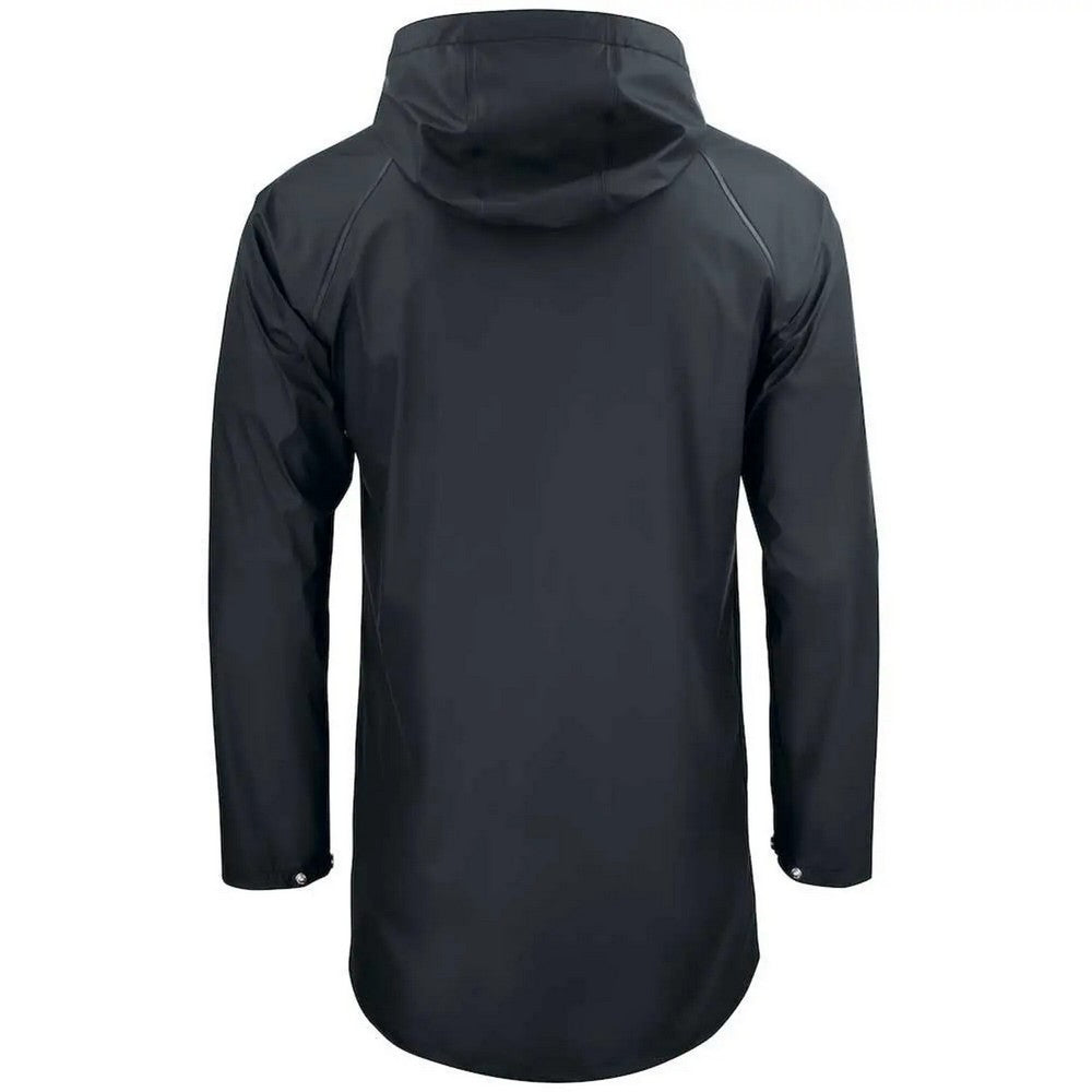 Black - Back - Clique Unisex Adult Waterproof Jacket