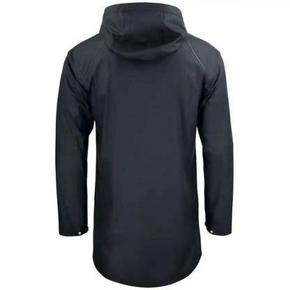 Black - Back - Clique Unisex Adult Waterproof Jacket