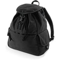 Vintage Black - Front - Quadra Vintage Canvas Backpack - 18 Litres