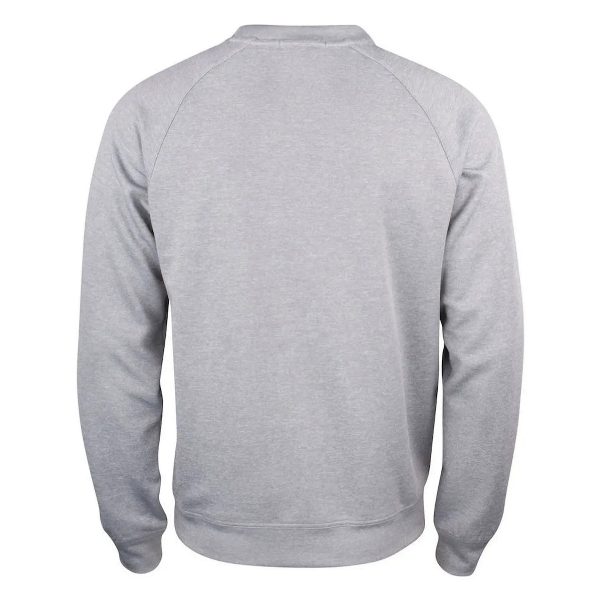 Grey Melange - Back - Clique Unisex Adult Raglan Sweatshirt