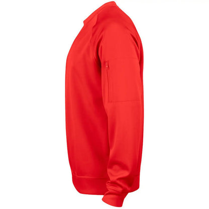 Red - Lifestyle - Clique Unisex Adult Raglan Sweatshirt
