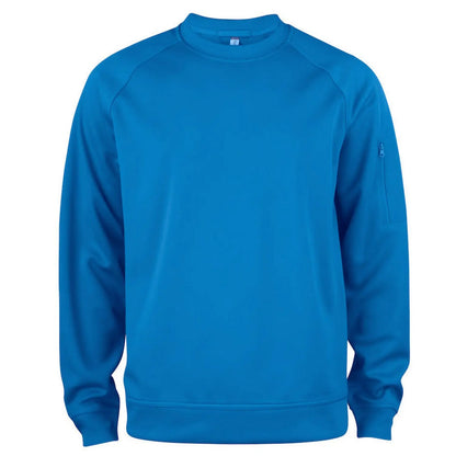 Royal Blue - Front - Clique Unisex Adult Raglan Sweatshirt