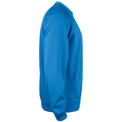 Royal Blue - Side - Clique Unisex Adult Raglan Sweatshirt