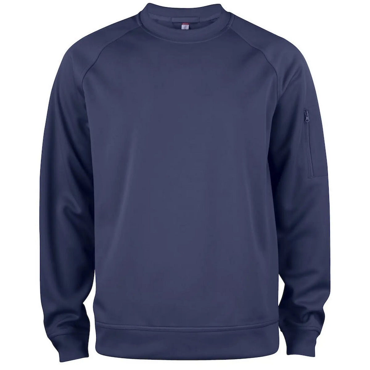 Dark Navy - Front - Clique Unisex Adult Raglan Sweatshirt