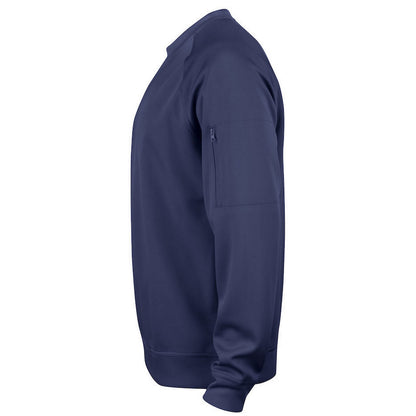 Dark Navy - Lifestyle - Clique Unisex Adult Raglan Sweatshirt