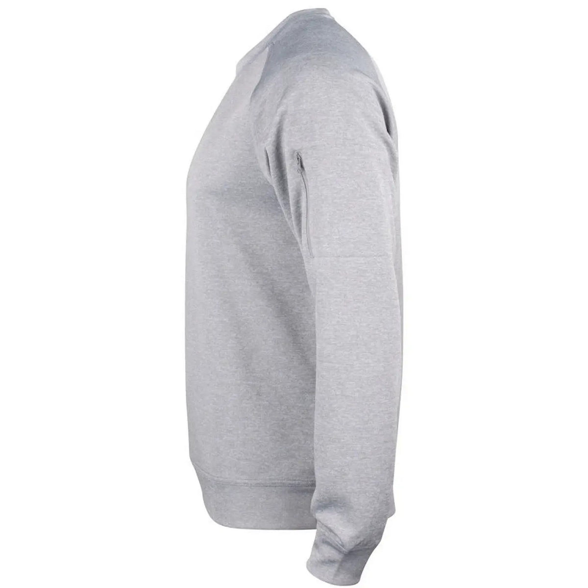 Grey Melange - Lifestyle - Clique Unisex Adult Raglan Sweatshirt