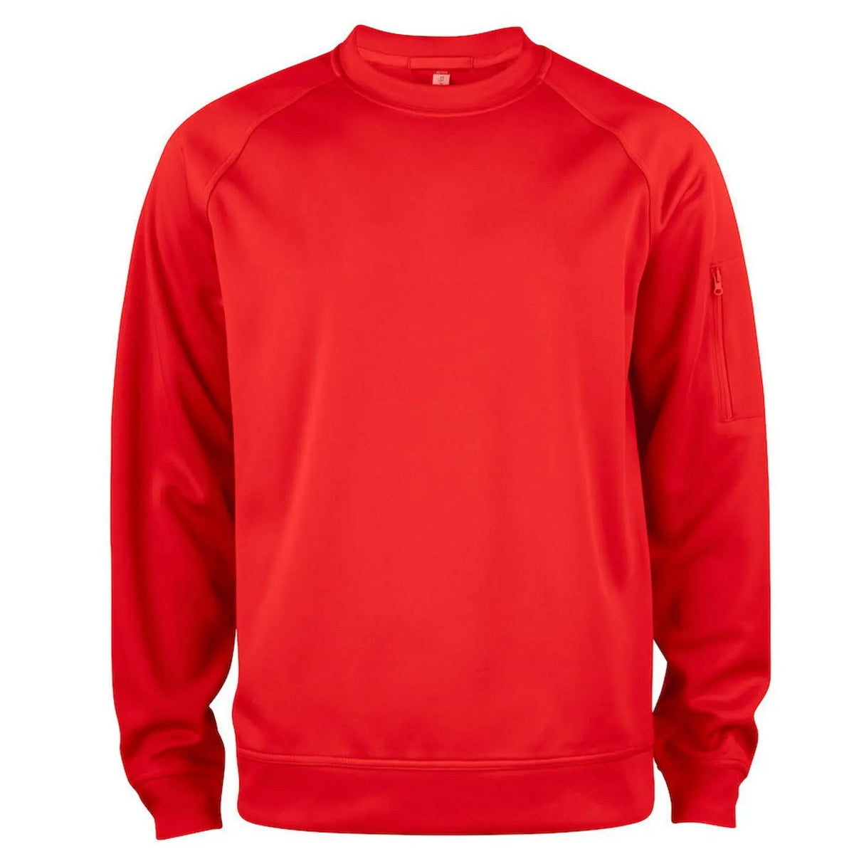 Red - Front - Clique Unisex Adult Raglan Sweatshirt