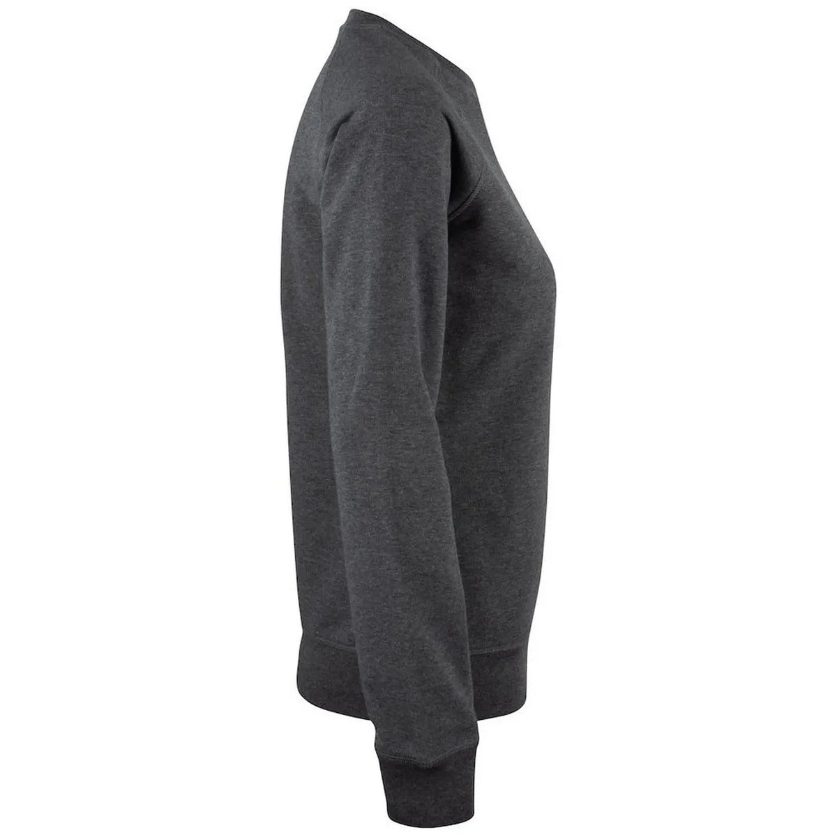 Anthracite Melange - Side - Clique Womens-Ladies Premium Organic Cotton Sweatshirt
