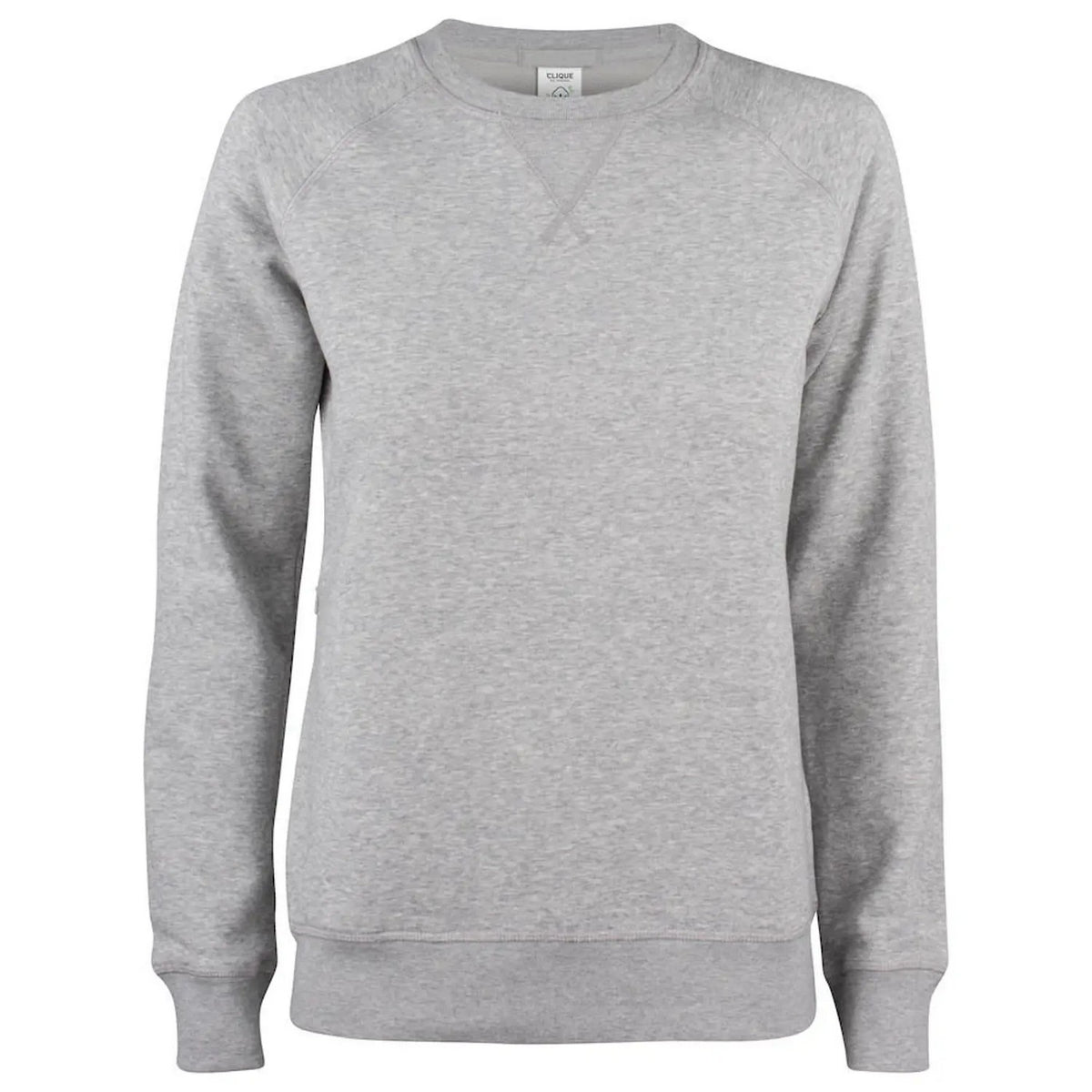 Grey Melange - Front - Clique Womens-Ladies Premium Organic Cotton Sweatshirt