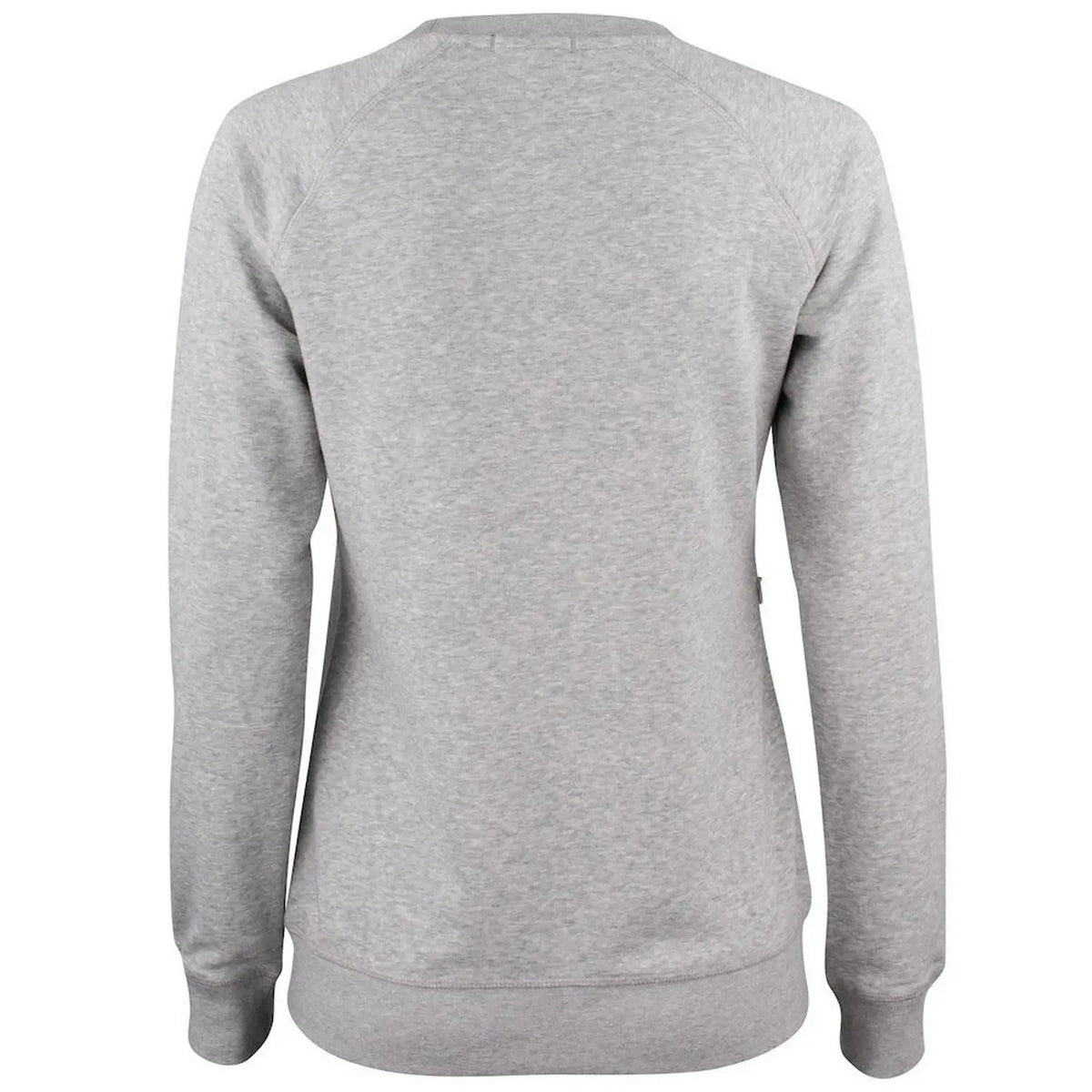 Grey Melange - Back - Clique Womens-Ladies Premium Organic Cotton Sweatshirt