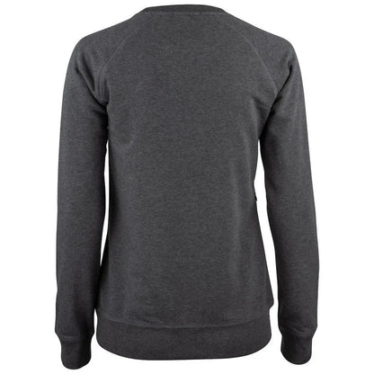 Anthracite Melange - Back - Clique Womens-Ladies Premium Organic Cotton Sweatshirt