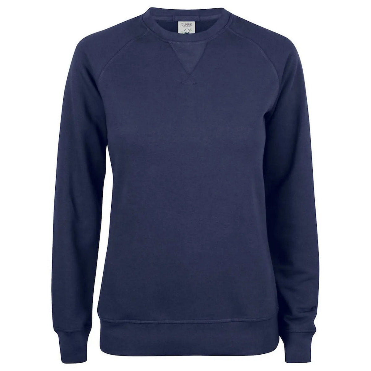 Dark Navy - Front - Clique Womens-Ladies Premium Organic Cotton Sweatshirt