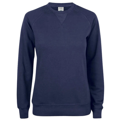 Dark Navy - Front - Clique Womens-Ladies Premium Organic Cotton Sweatshirt