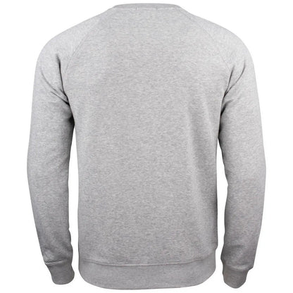 Grey Melange - Back - Clique Unisex Adult Premium Organic Cotton Sweatshirt