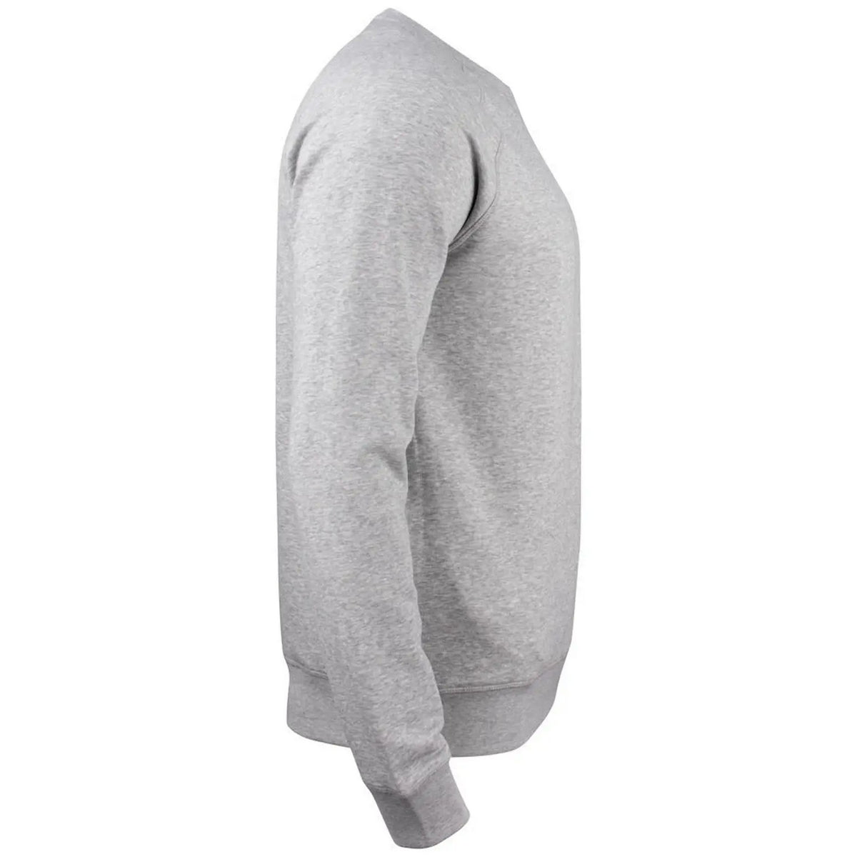Grey Melange - Side - Clique Unisex Adult Premium Organic Cotton Sweatshirt