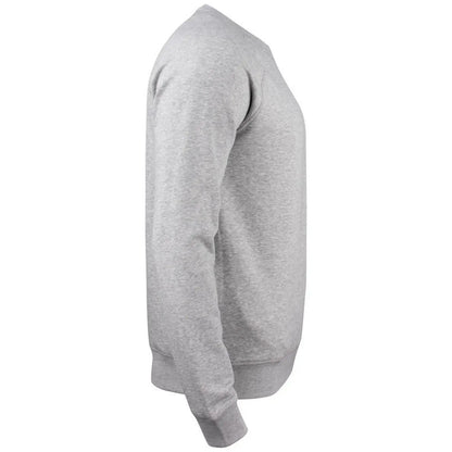 Grey Melange - Side - Clique Unisex Adult Premium Organic Cotton Sweatshirt