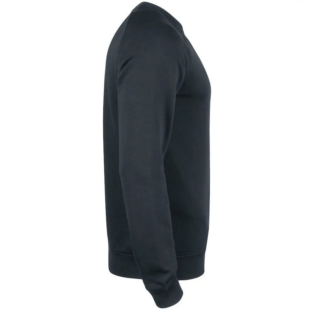 Black - Side - Clique Unisex Adult Premium Organic Cotton Sweatshirt