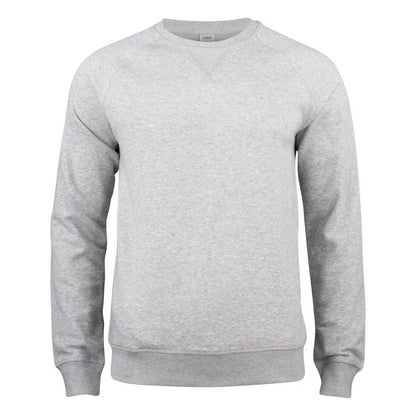 Grey Melange - Front - Clique Unisex Adult Premium Organic Cotton Sweatshirt