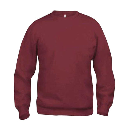 Burgundy - Front - Clique Unisex Adult Basic Anti-Pilling Sweatshirt