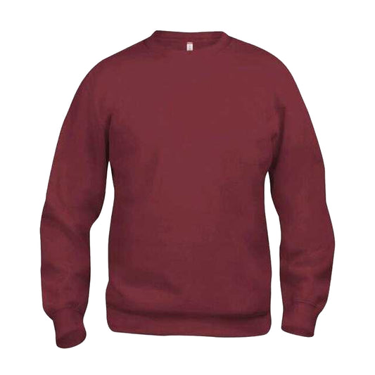 Burgundy - Front - Clique Unisex Adult Basic Anti-Pilling Sweatshirt