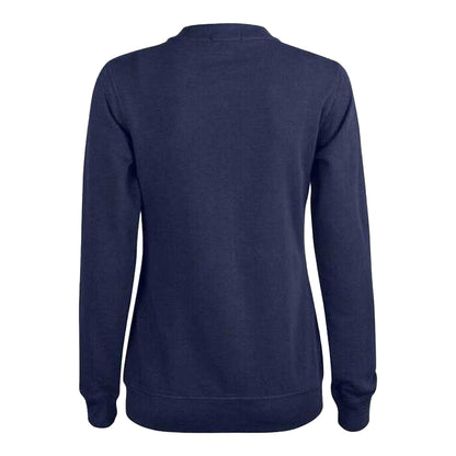 Dark Navy - Back - Clique Womens-Ladies Premium Organic Cotton Cardigan