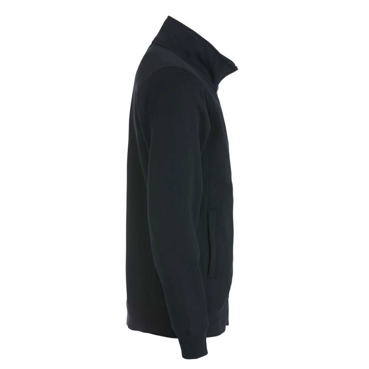 Black - Side - Clique Mens Classic Cardigan