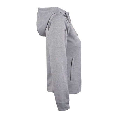 Grey Melange - Lifestyle - Clique Womens-Ladies Basic Full Zip Hoodie