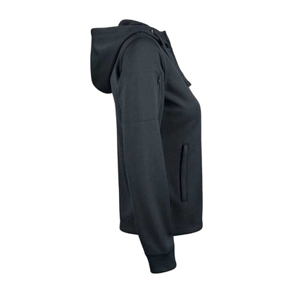 Black - Lifestyle - Clique Womens-Ladies Basic Full Zip Hoodie