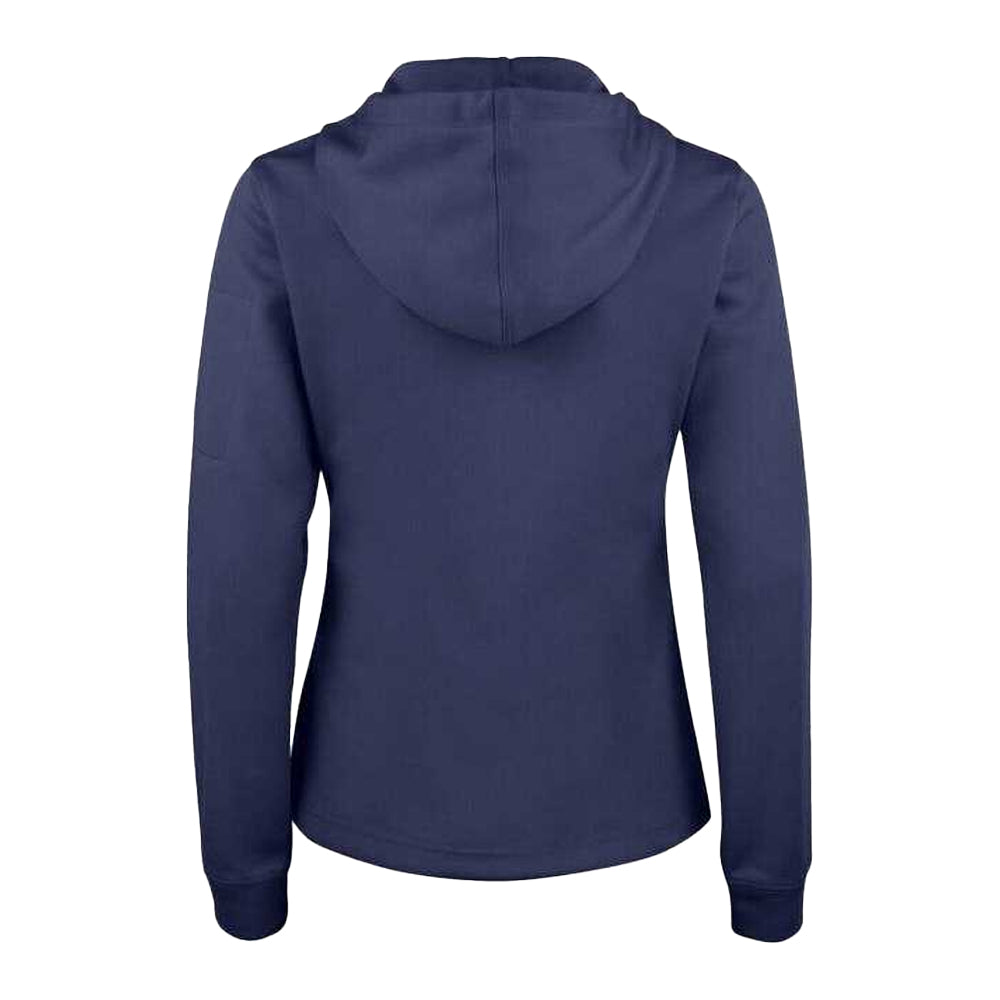 Dark Navy - Back - Clique Womens-Ladies Basic Full Zip Hoodie