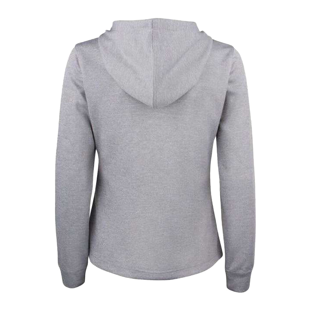 Grey Melange - Back - Clique Womens-Ladies Basic Full Zip Hoodie