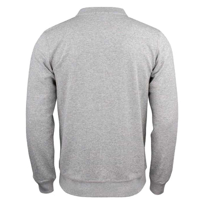 Grey Melange - Back - Clique Unisex Adult Premium Organic Cotton Cardigan