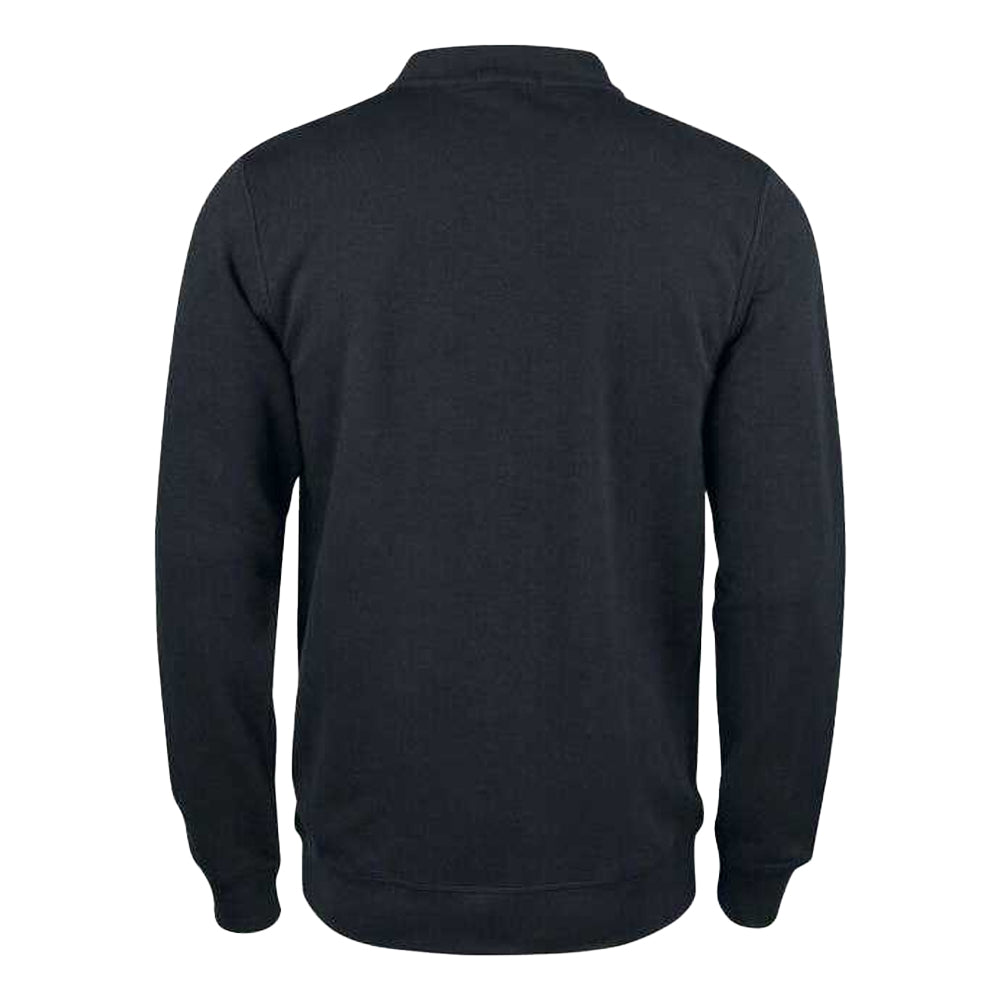 Black - Back - Clique Unisex Adult Premium Organic Cotton Cardigan