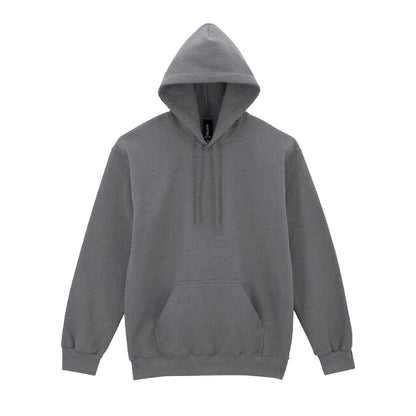 Gravel - Front - Gildan Mens Hammer Maxweight Hooded Sweatshirt