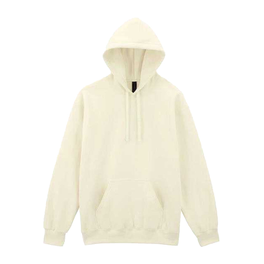 Off White - Front - Gildan Mens Hammer Maxweight Hooded Sweatshirt