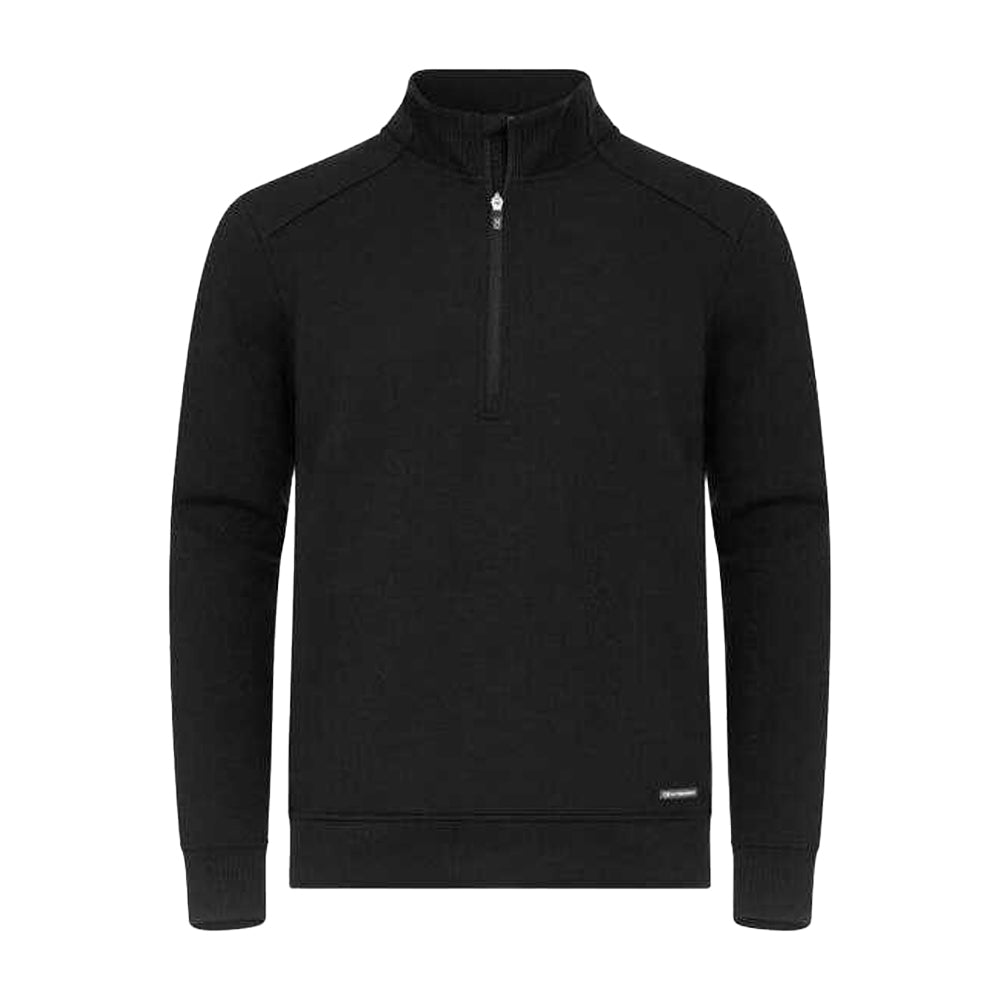 Black - Front - Cutter & Buck Mens Pemberton Half Zip Pullover
