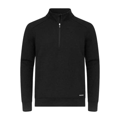 Black - Front - Cutter & Buck Mens Pemberton Half Zip Pullover