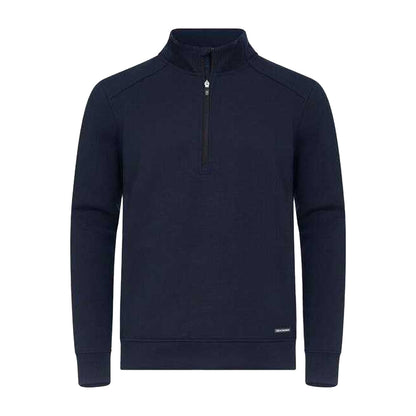 Dark Navy - Front - Cutter & Buck Mens Pemberton Half Zip Pullover