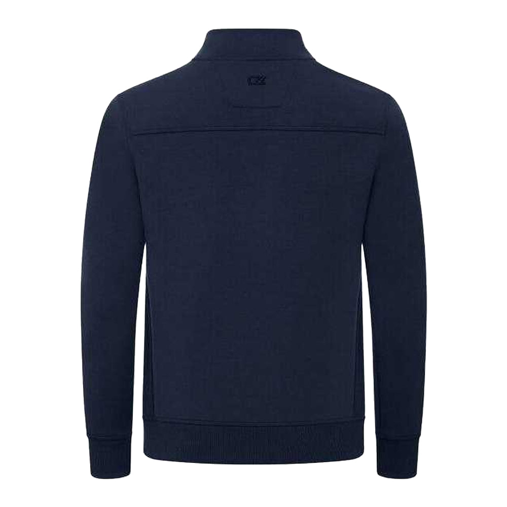 Dark Navy - Back - Cutter & Buck Mens Pemberton Half Zip Pullover