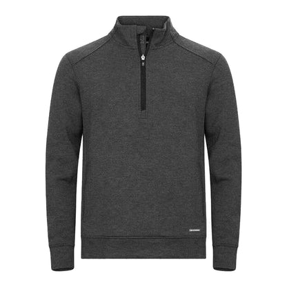 Anthracite - Front - Cutter & Buck Mens Pemberton Half Zip Pullover