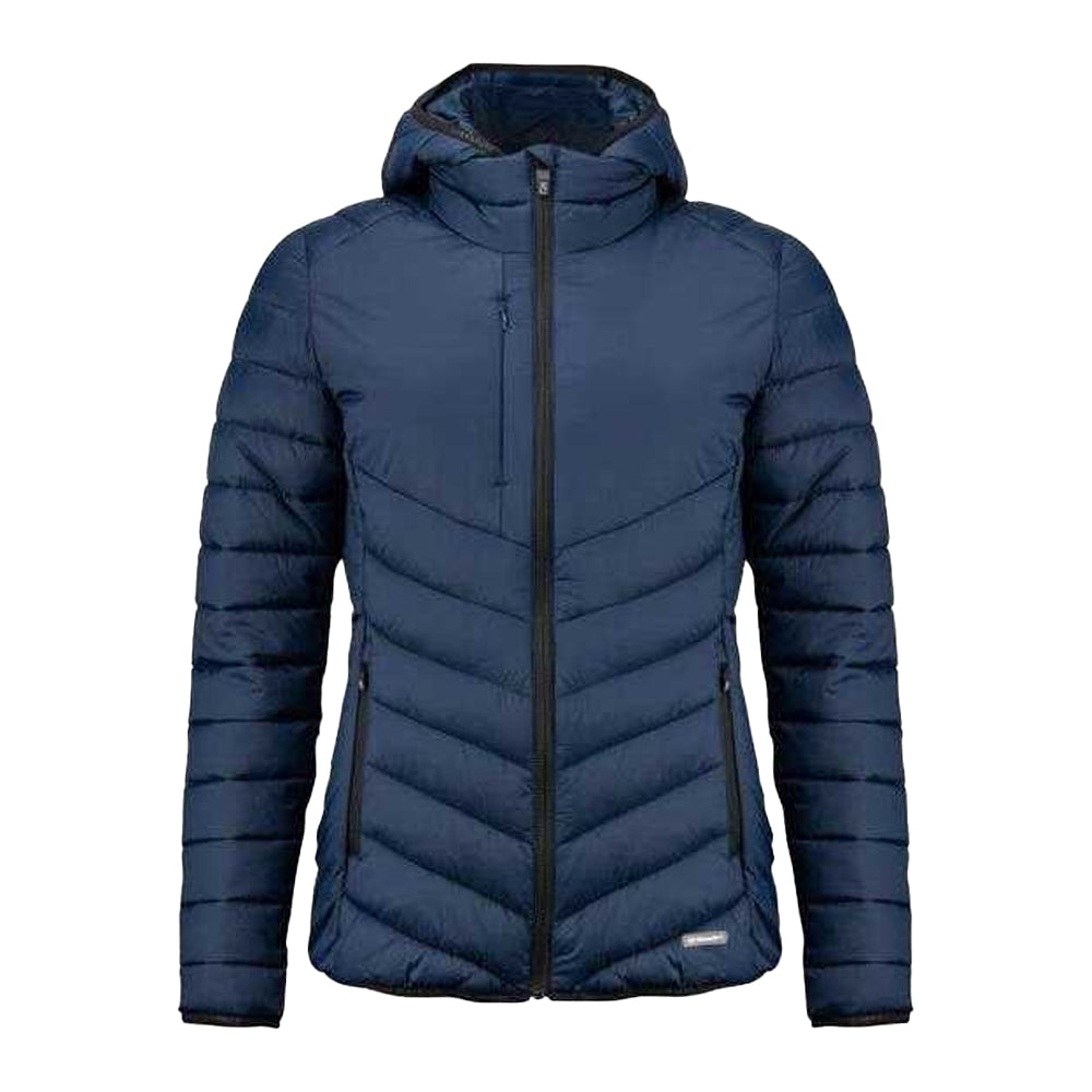 Dark Navy - Front - Cutter & Buck Womens-Ladies Mount Adams Padded Jacket